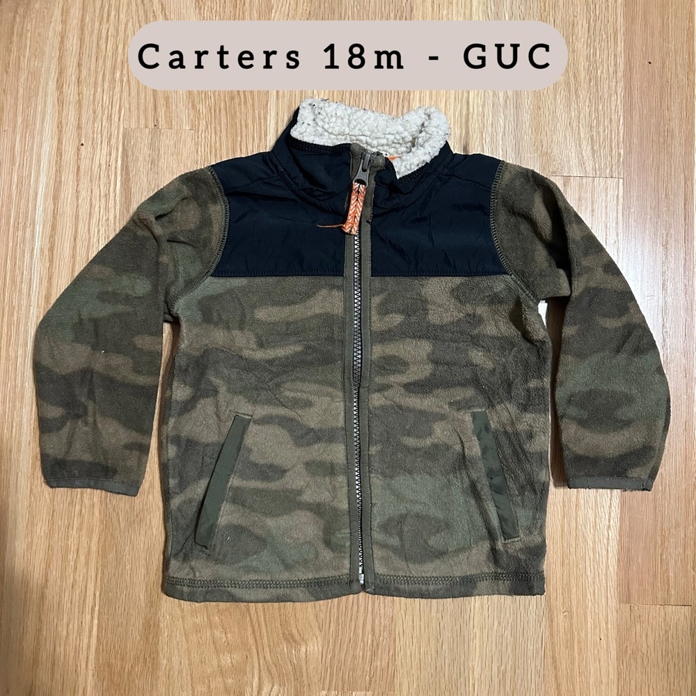 Carter's Green Camo Jacket